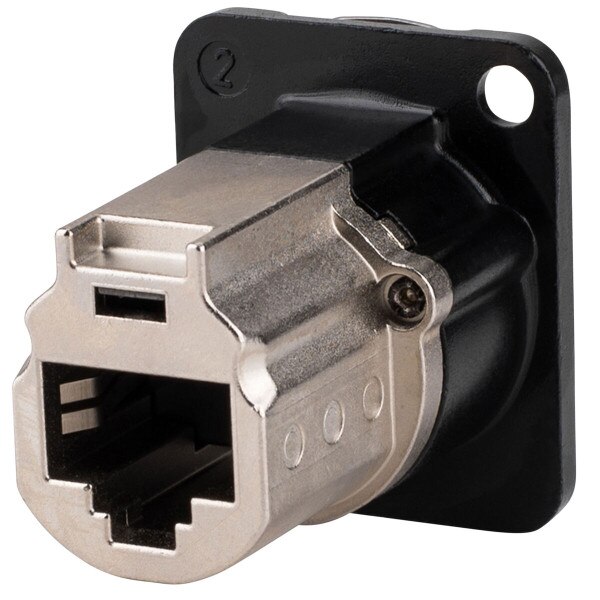 Main product image for Neutrik NE8FDX-P6-B etherCON RJ45 Cat 6a Shielded 092-1819